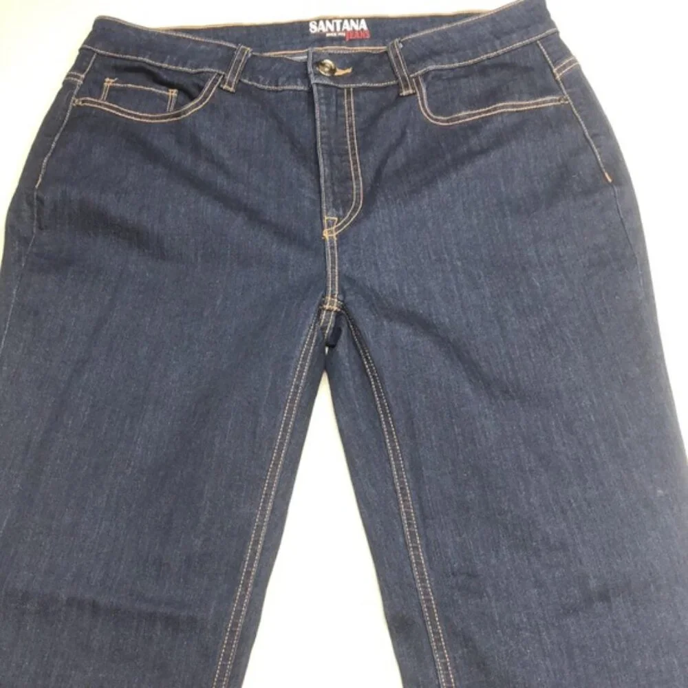 LIKE NEW PREMIUM SANTANA WIDE STRAIGHT FIT JEANS 14/32x32 ⭐️
